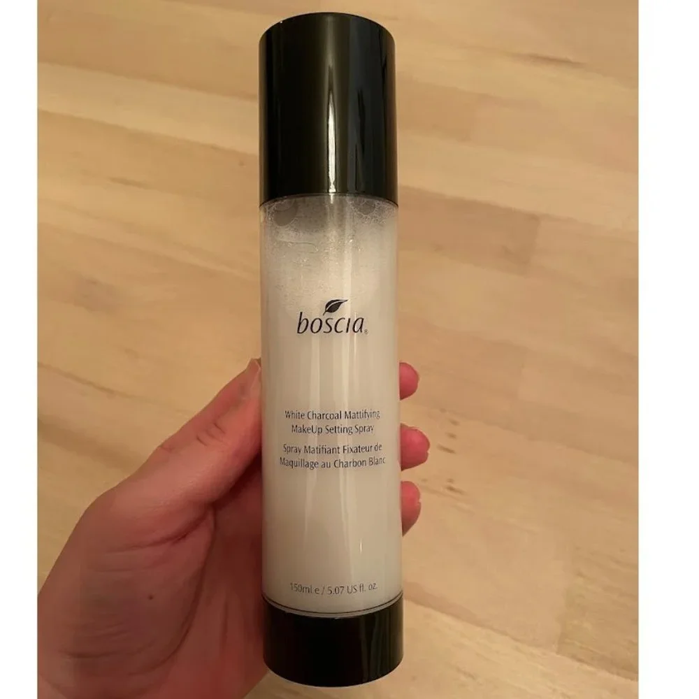 NIB Boscia White Charcoal Mattifying Makeup Setting Spray 5.07 fl oz